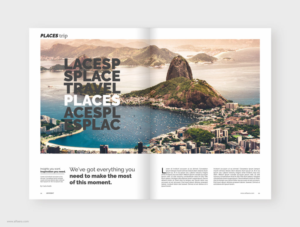 Travel Magazine Template