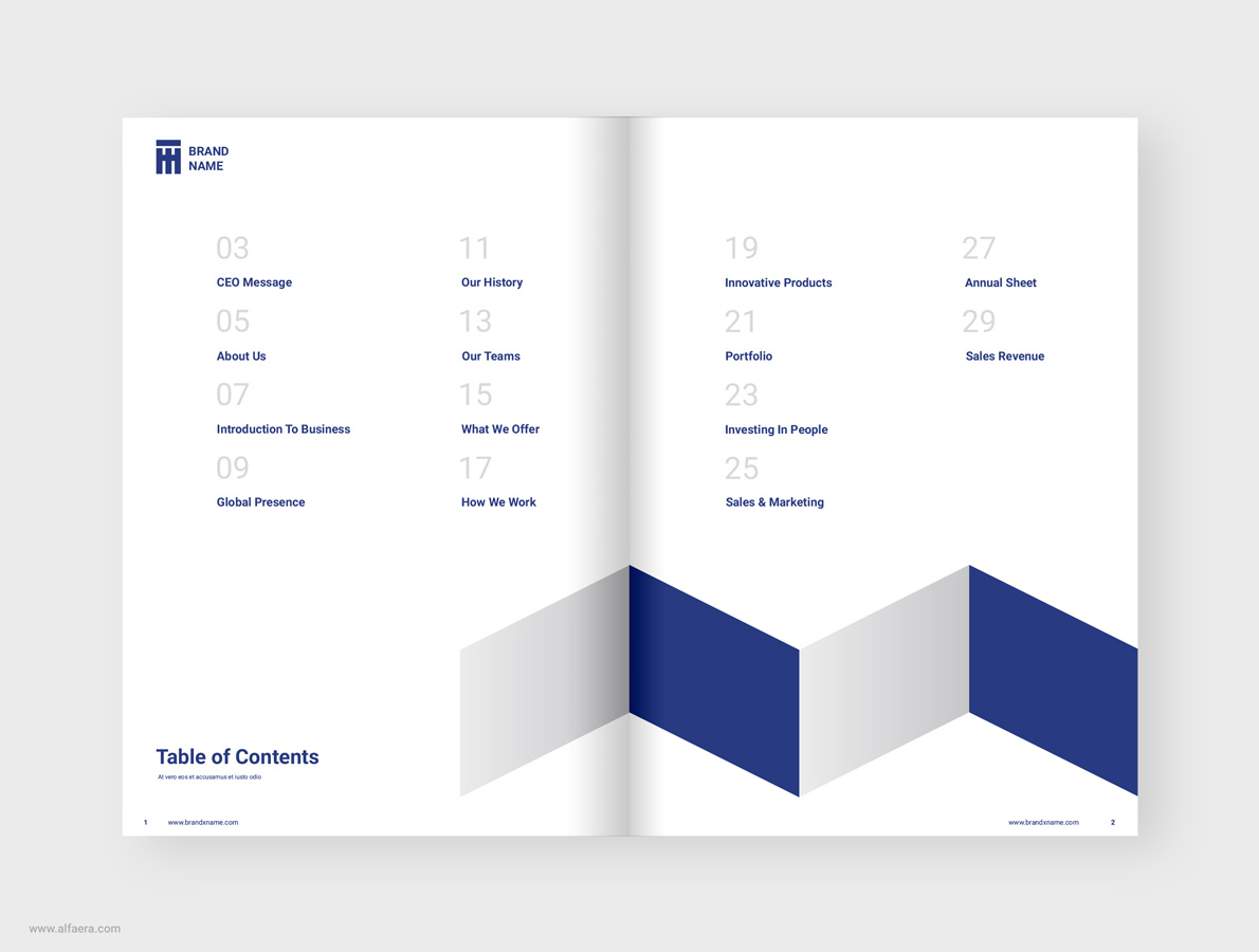Brochure Template CorelDRAW ALFAERA CorelDraw Templates