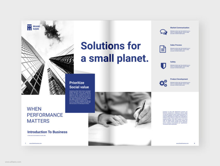 Brochure Template CorelDraw