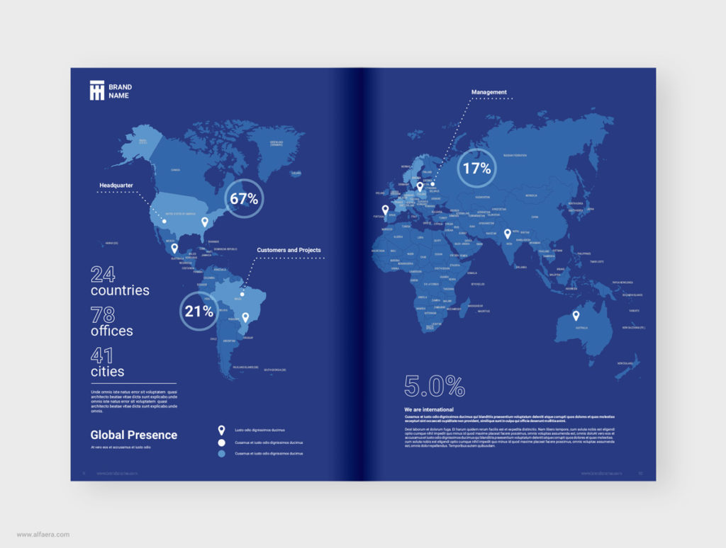 CorelDraw vector world map