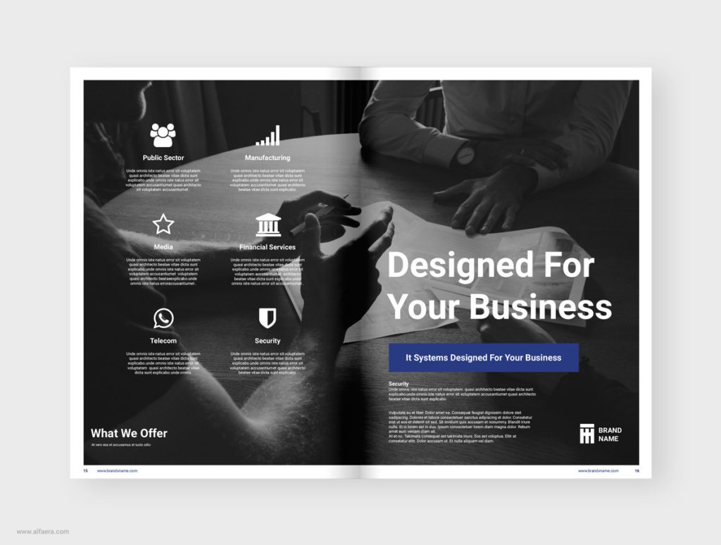 Brochure Template CorelDraw