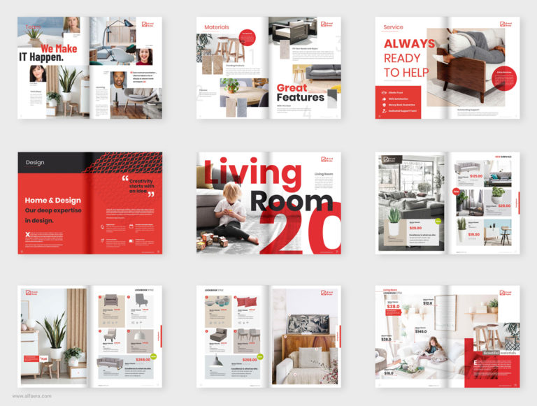 Product Catalog Template CorelDRAW ALFAERA CorelDRAW Graphic Design