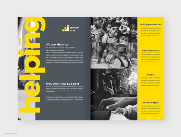 Charity template Corel Draw