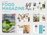 Food Magazine Template – ALFAERA – CorelDRAW Templates Catalog Magazine ...