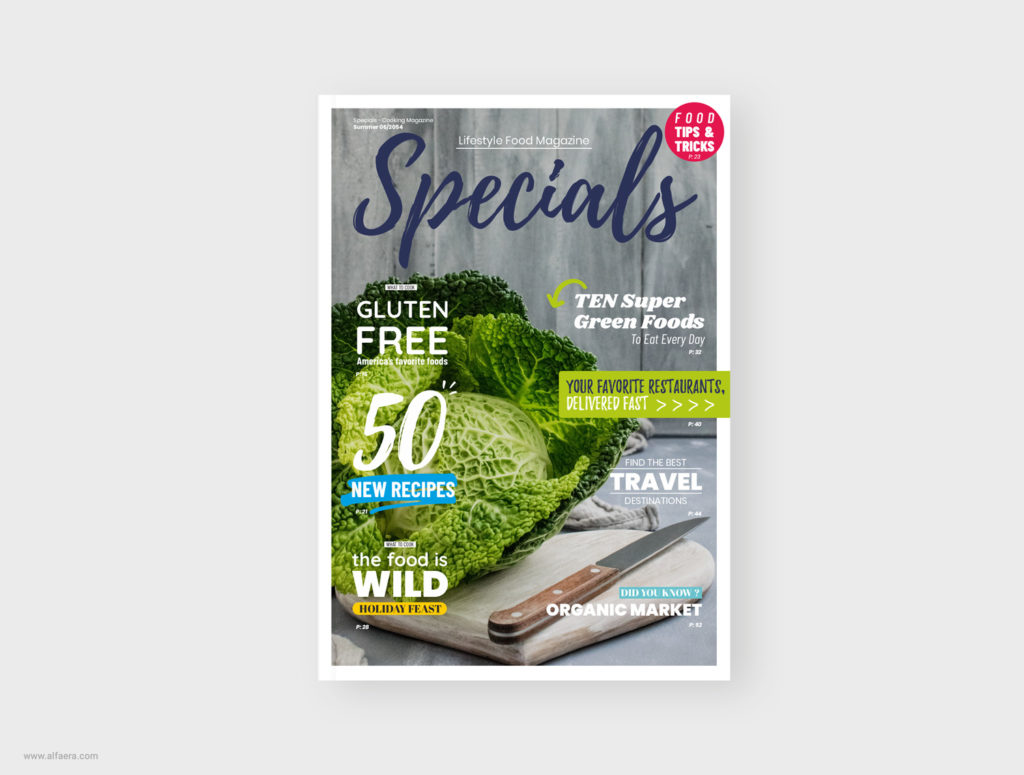 Food Magazine Template