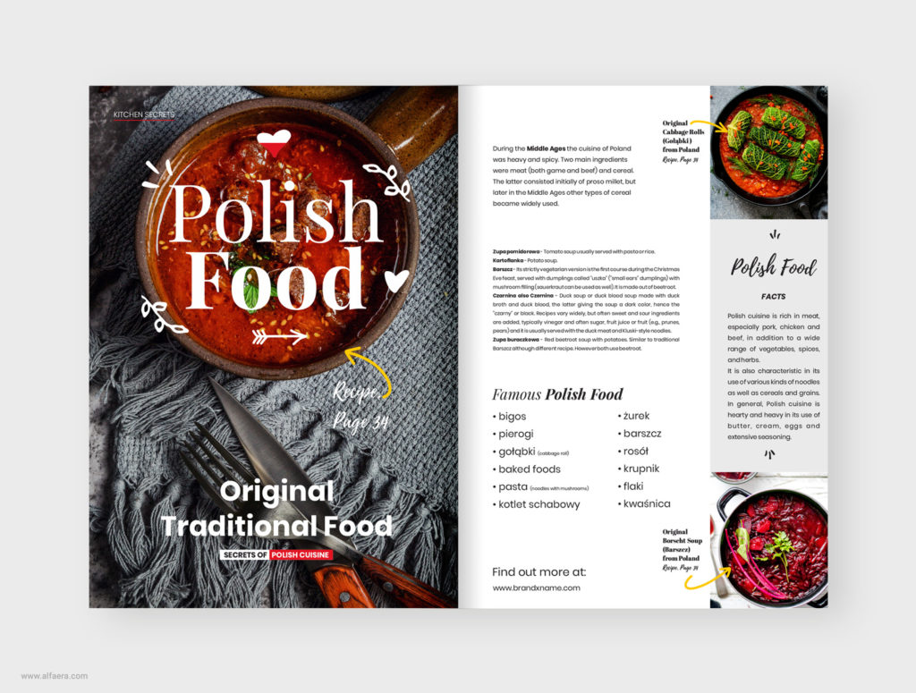 Cook Magazine Template