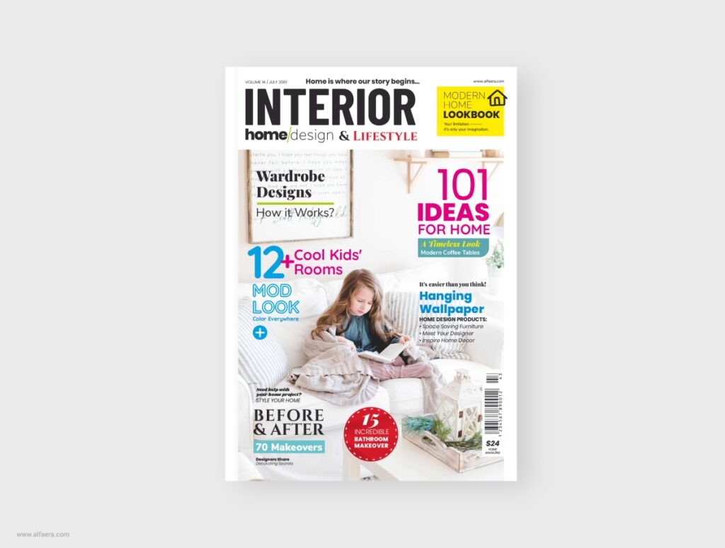 Home Interior Magazine Template