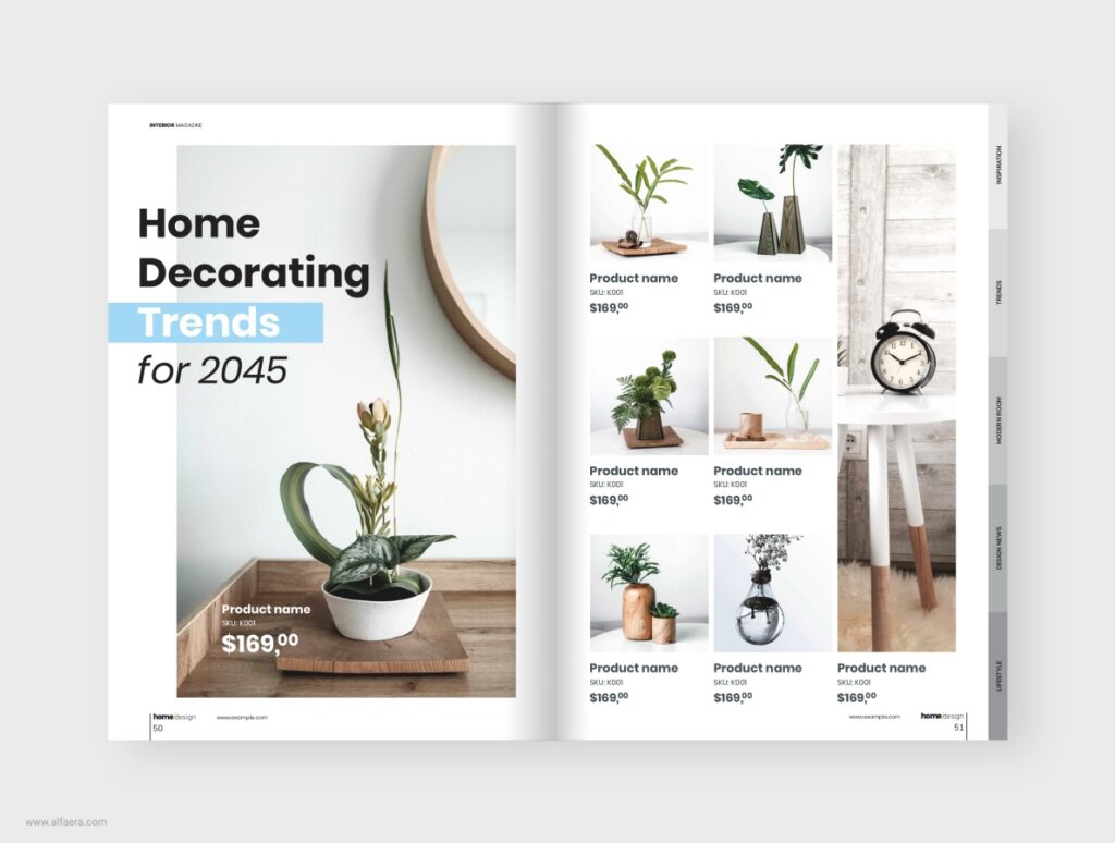 Minimal Interior Magazine Template