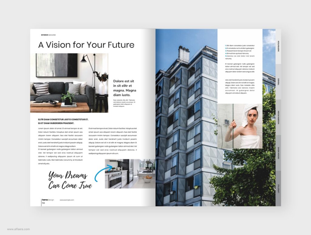 Interior Magazine Template