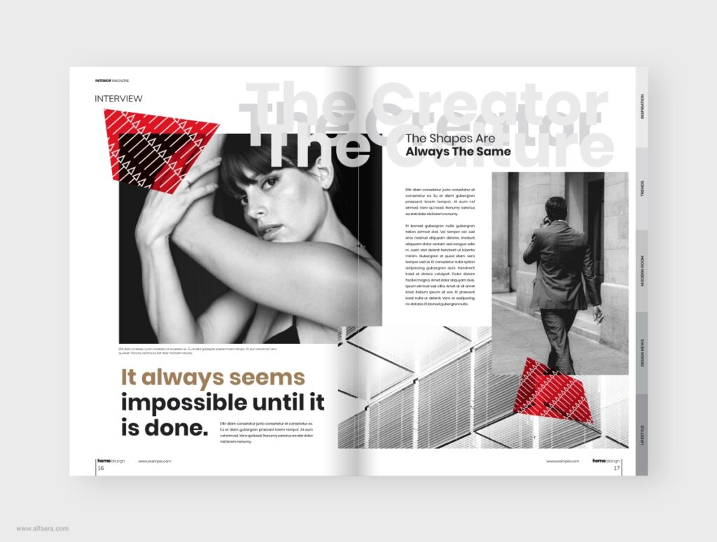 Architecture Magazine Template Design