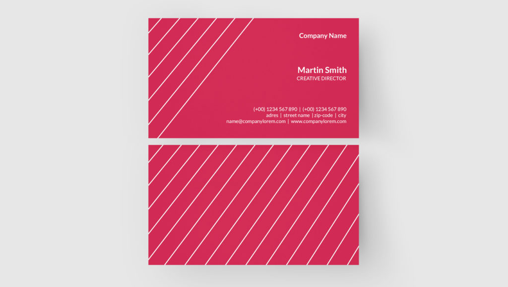 CorelDraw business card template