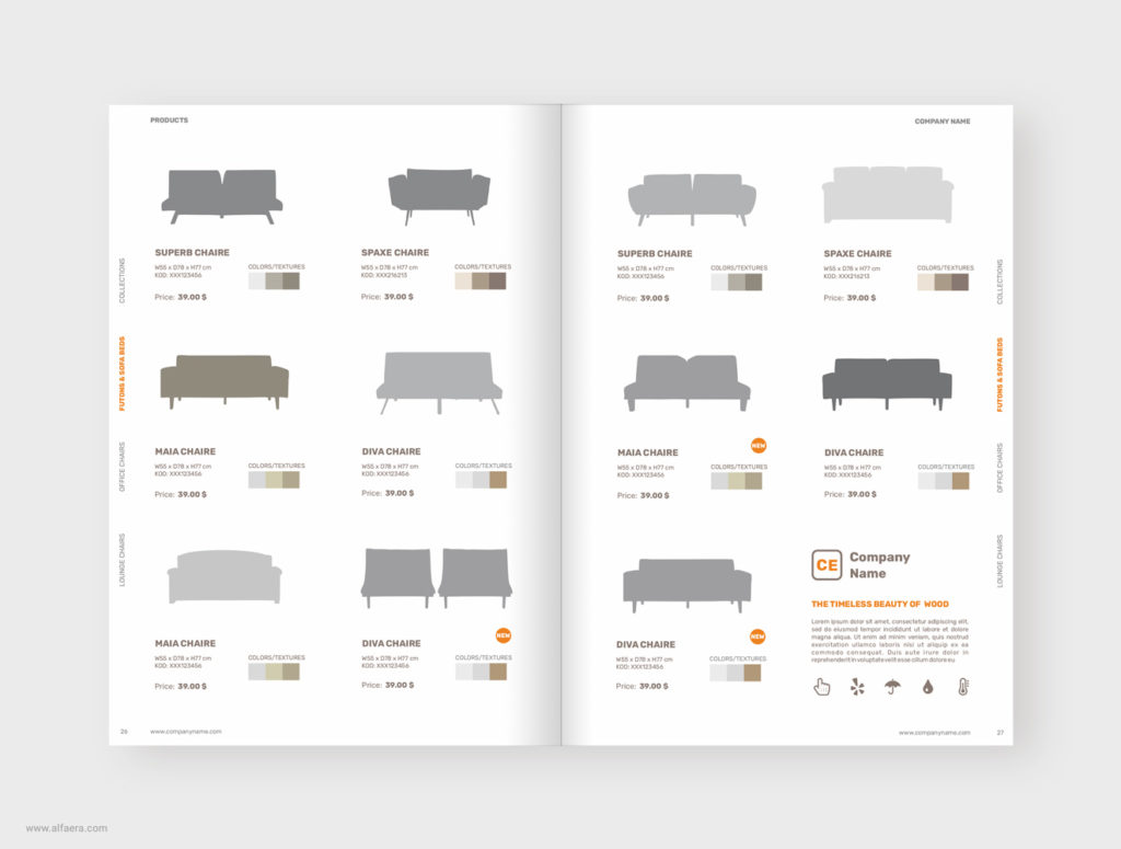 Furniture Brochure Template