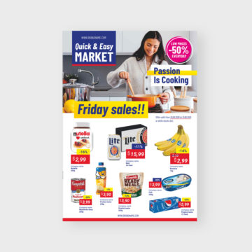 CorelDRAW Template Supermarket Product Catalogue