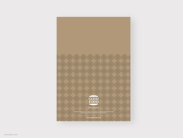 Restaurant Menu Back Cover