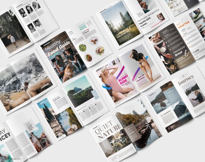 Magazine Template Corel DRAW