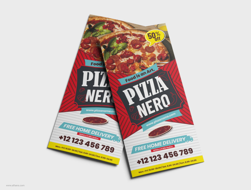 Pizza Template CorelDRAW