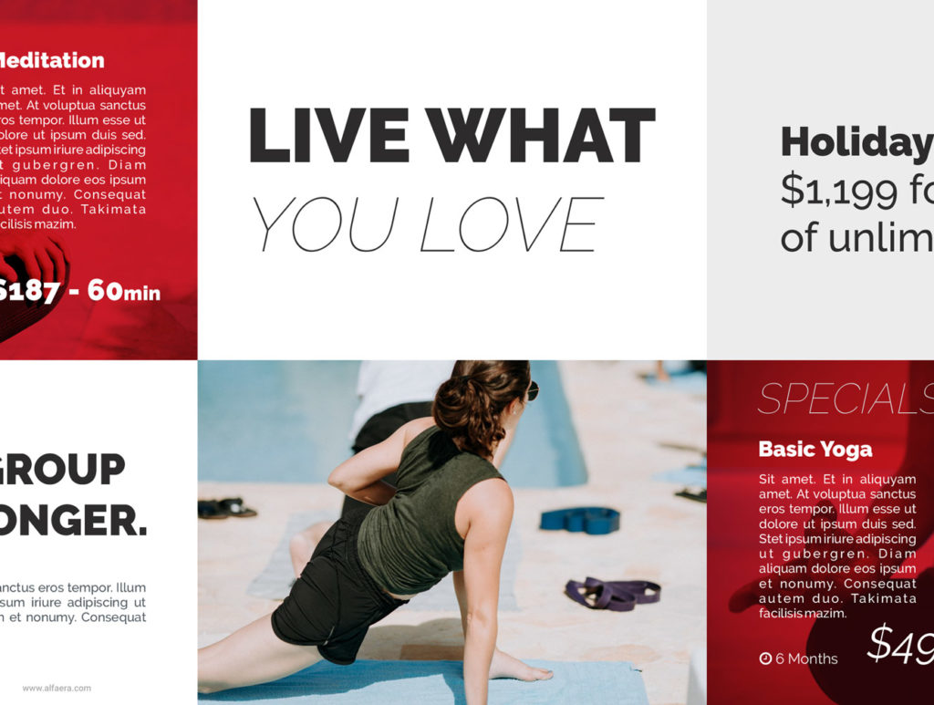 Yoga Flyer Template CorelDraw